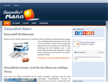 Tablet Screenshot of gesundheitmann.com